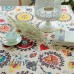 Lino de algodón clásico manteles rectángulo girasol impresión mantel con encaje a prueba de polvo cubiertas de mesa para la boda ali-52157572